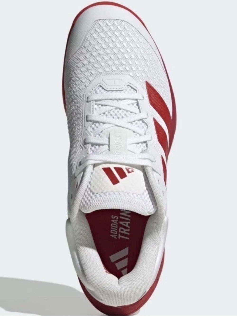 Adidas Men’s Size 14 Dropset 4 Power Training Shoes White / Red New In Box